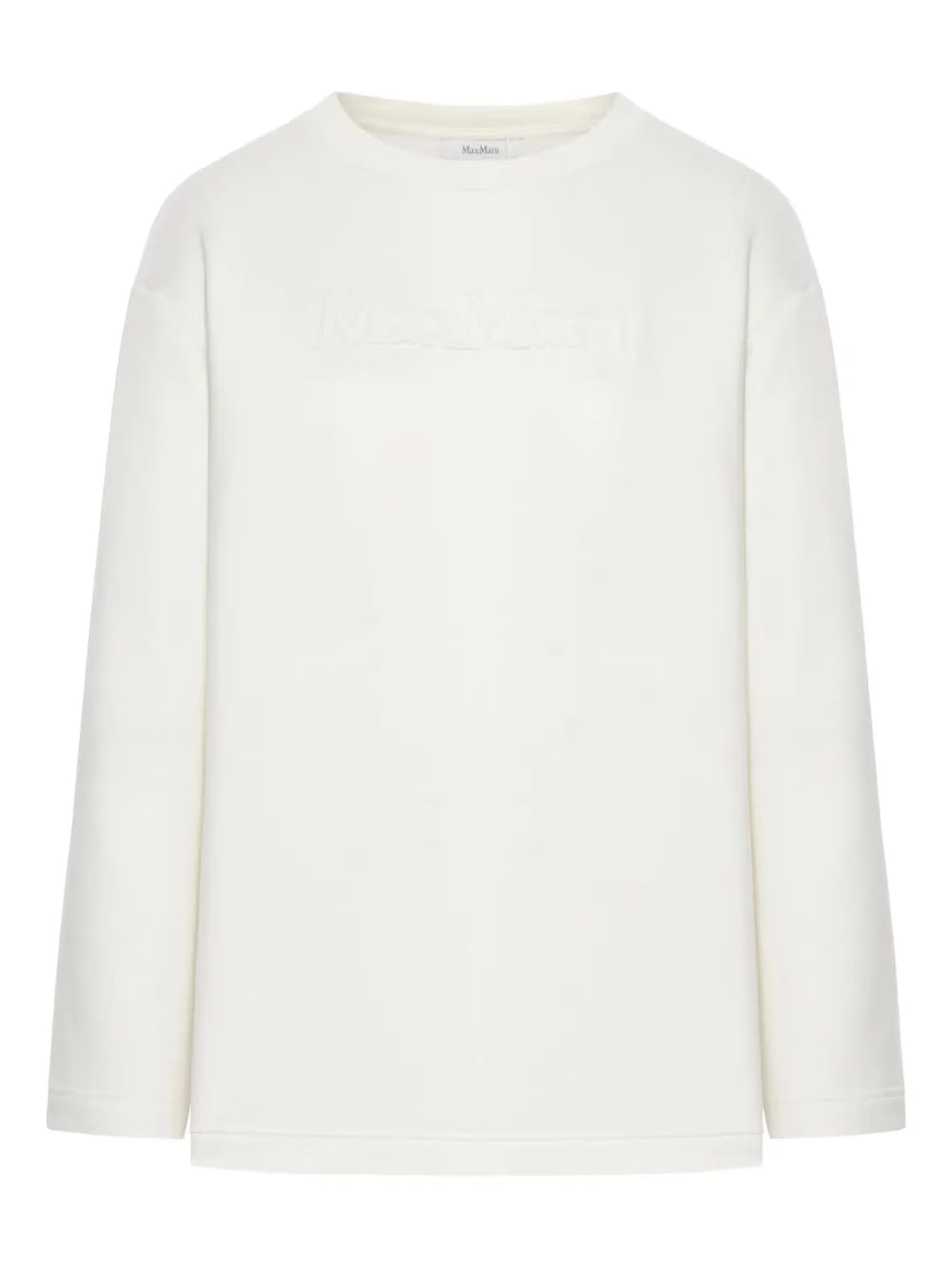 long-sleeves embossed-logo sweater
