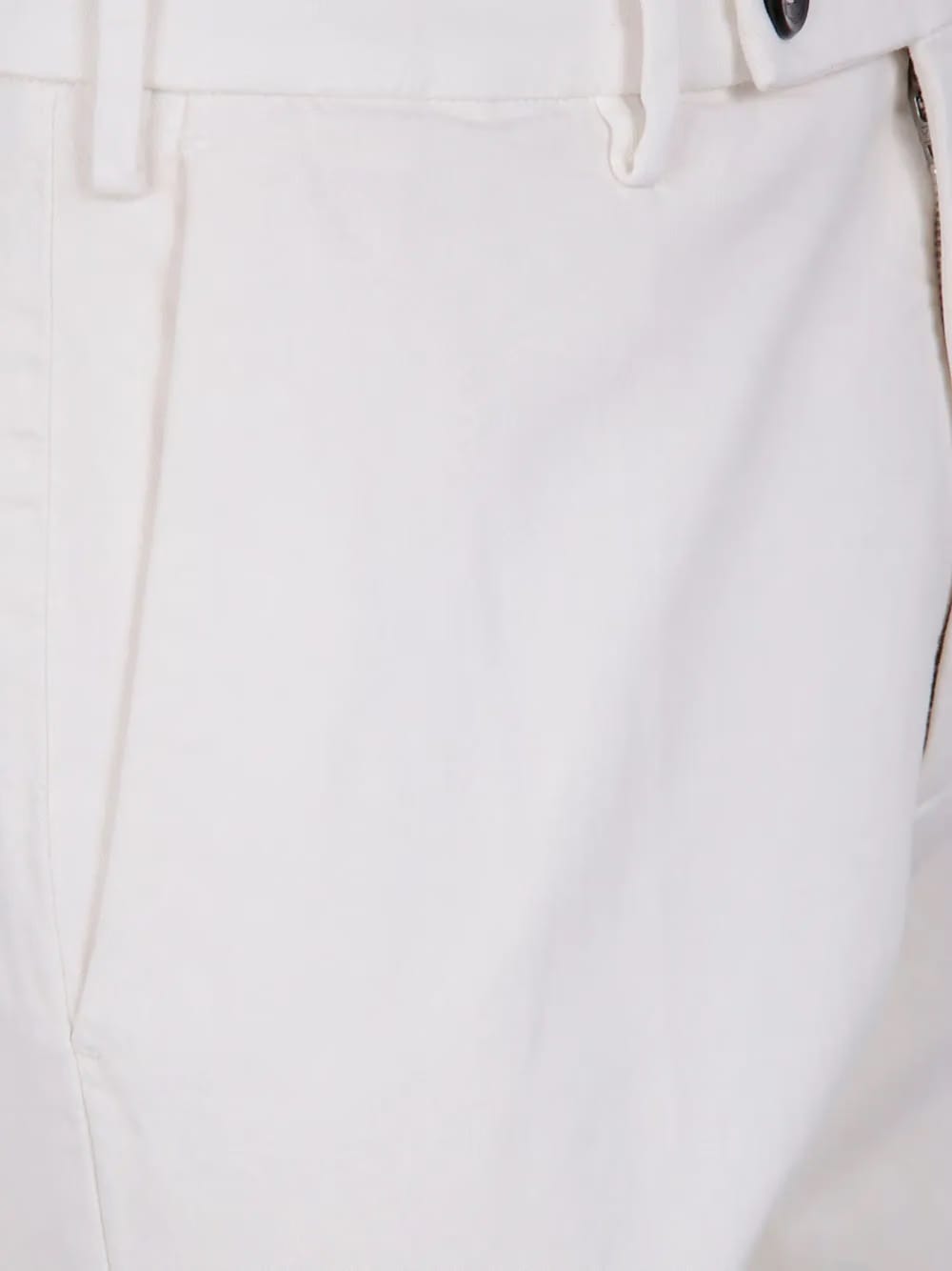 button-fly cotton trousers