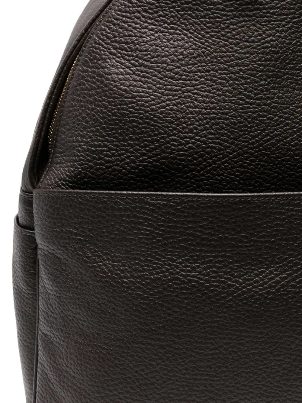 leather top-handle backpack