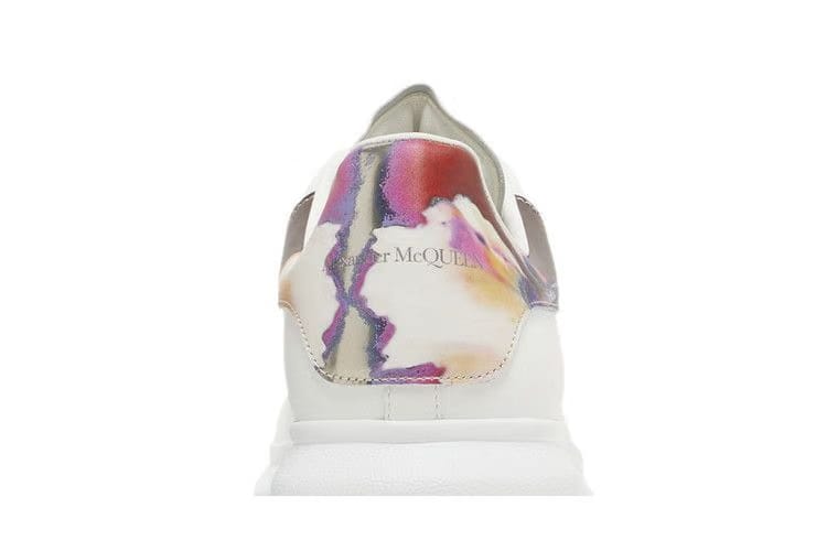 Alexander McQueen Oversized Sneaker White Marble