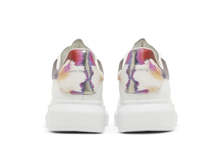 Alexander McQueen Oversized Sneaker White Marble