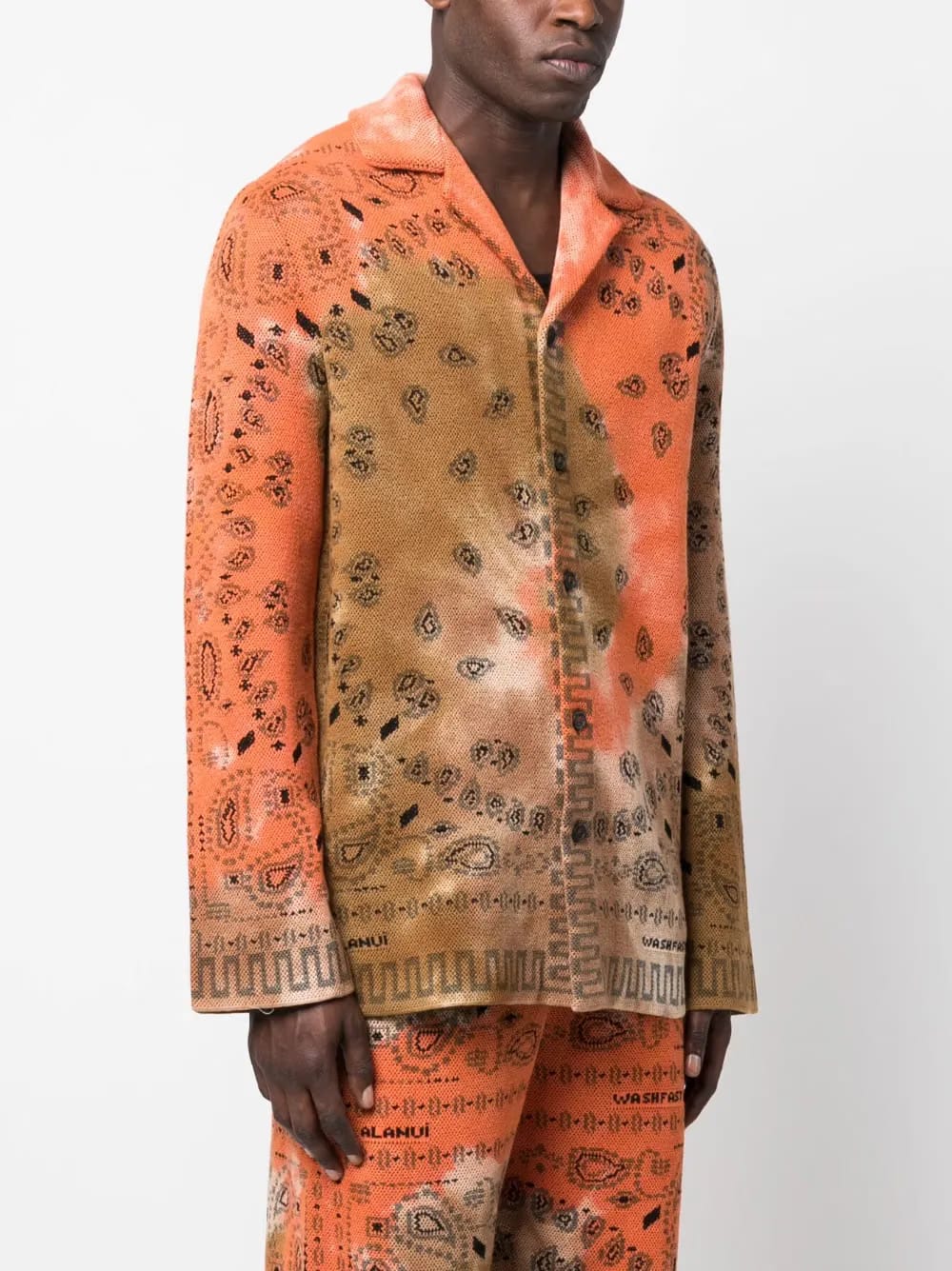 bandana-print cotton shirt
