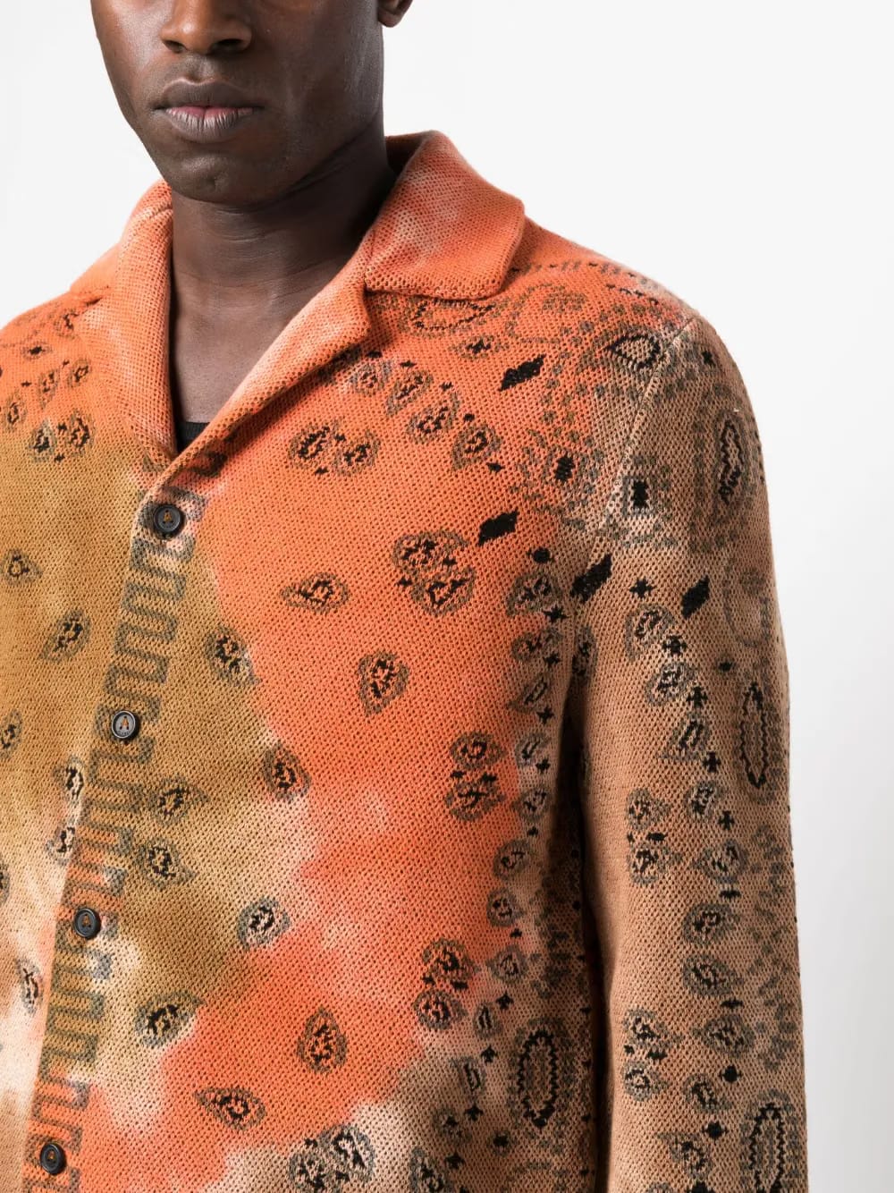 bandana-print cotton shirt