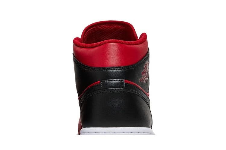 Air Jordan 1 Mid Reverse Banned Gym Red Black