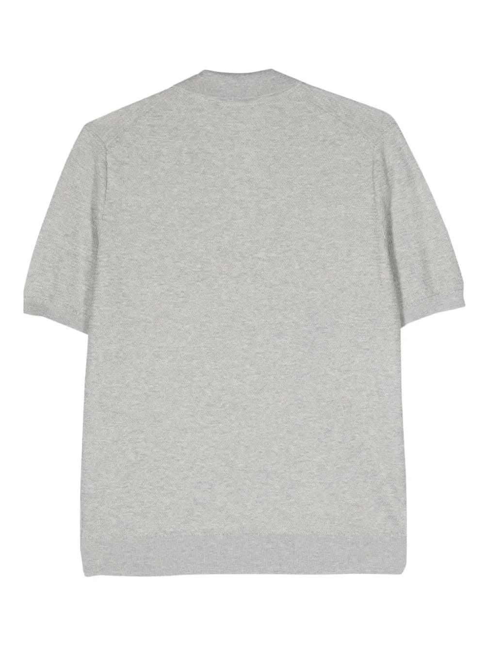 textured polo shirt