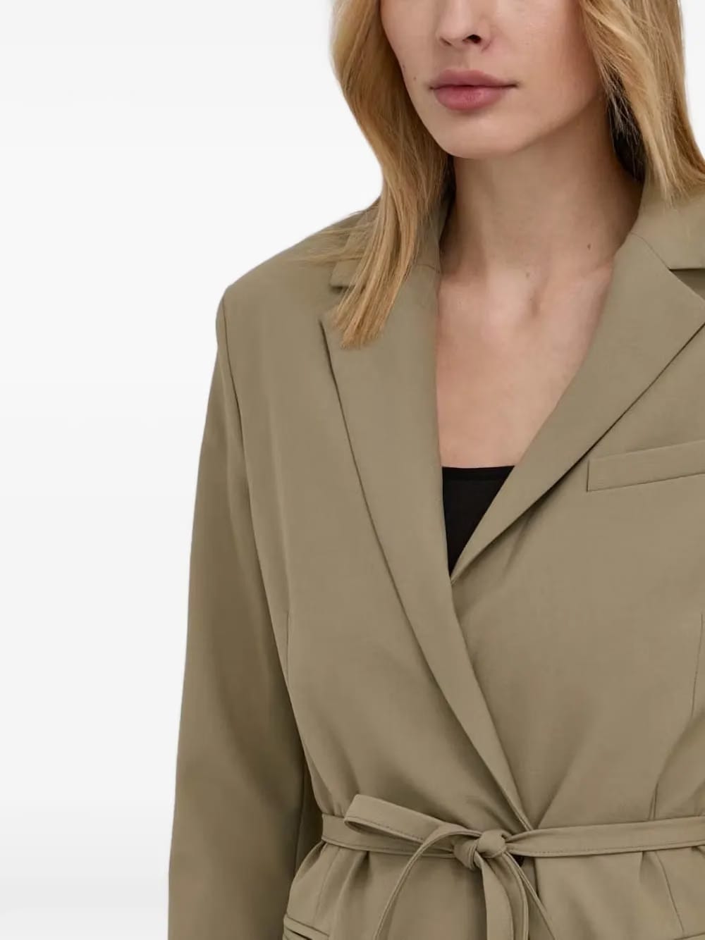 tie-waist blazer