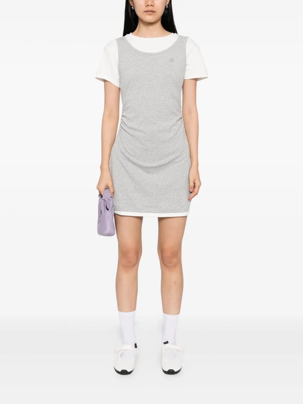 layered mini dress