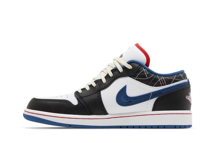 Air Jordan 1 Low SE Industrial Blue Sashiko