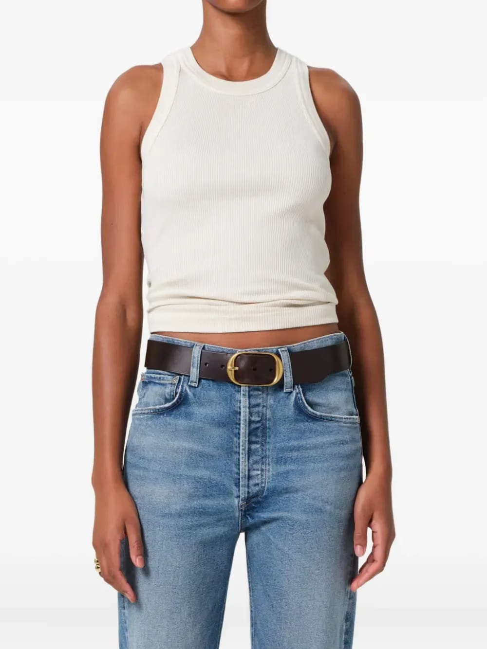 Isabel ribbed sleeveless top