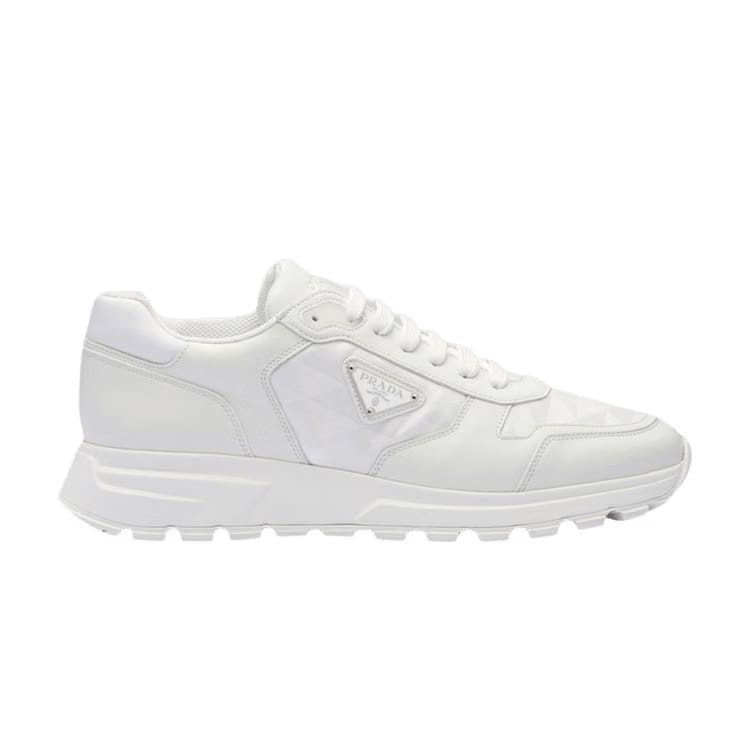 Prada Leather and Re-Nylon White