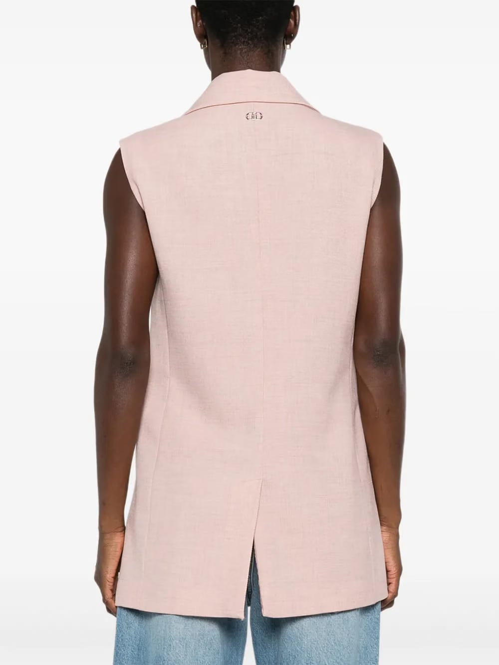 single-breasted gilet