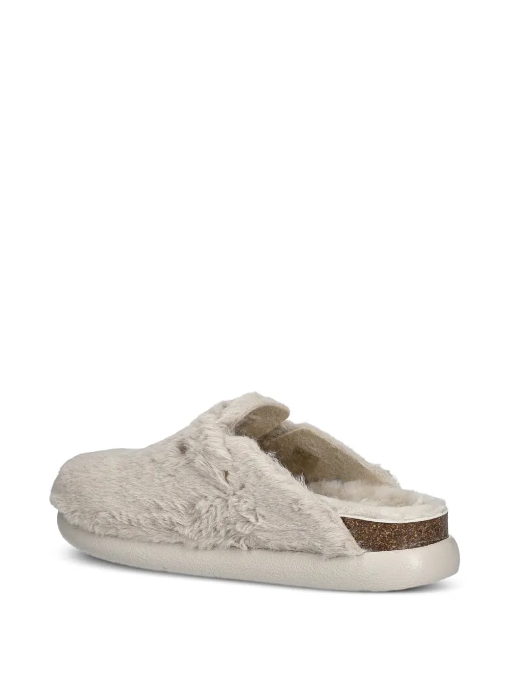 buckle strap mules