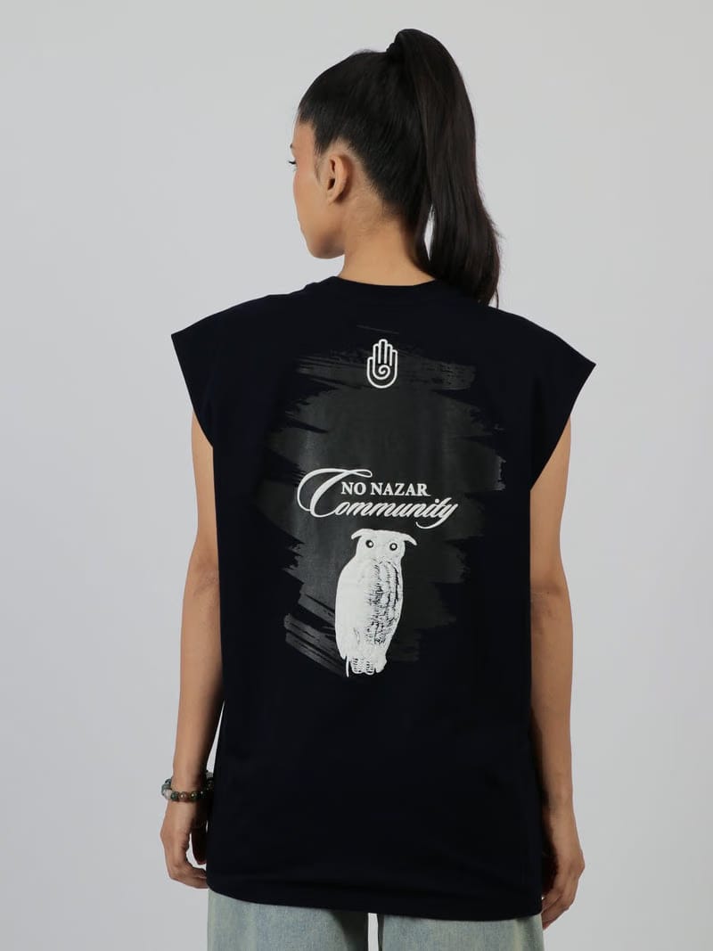 The Blue Twilight Owl - Tank Top