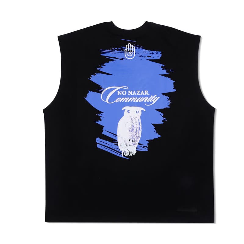 The Black Twilight Owl - Tank Top
