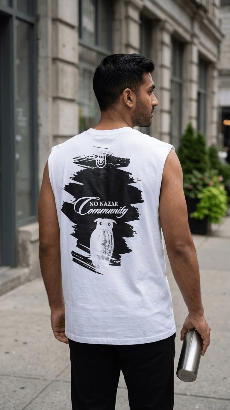 The White Twilight Owl | Tank Top