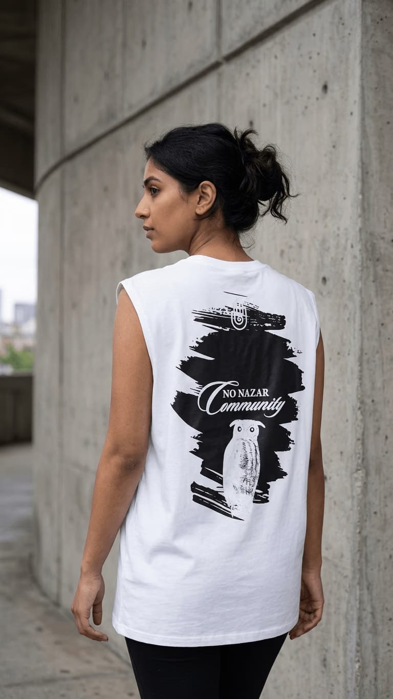 The White Twilight Owl | Tank Top