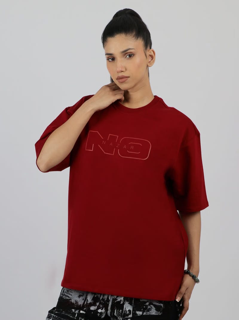Essentials T-Shirt | Bordeaux Red