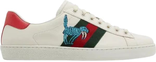 Freya Hartas x Gucci Ace Mythical Creature - White
