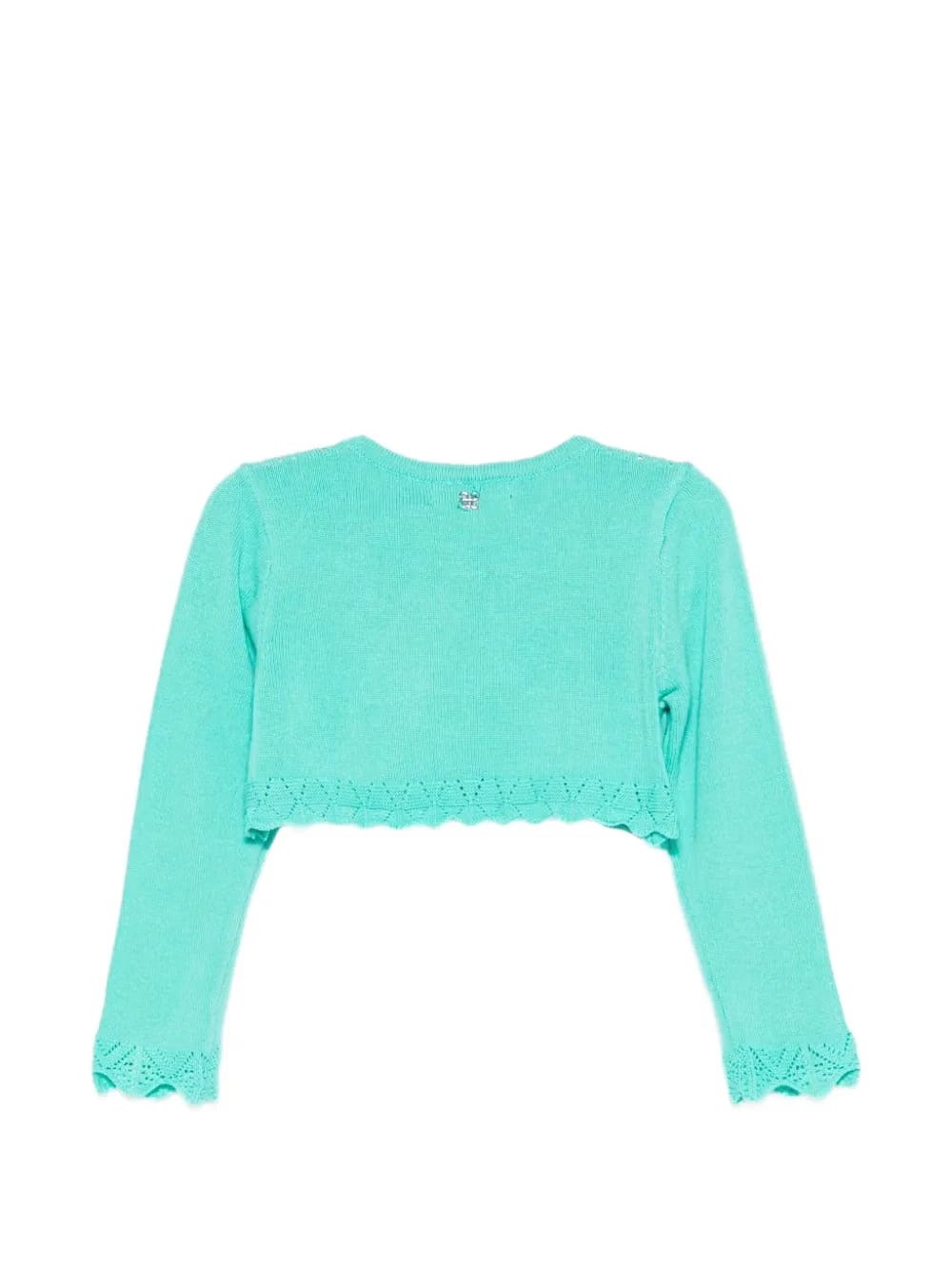 scalloped cardigan