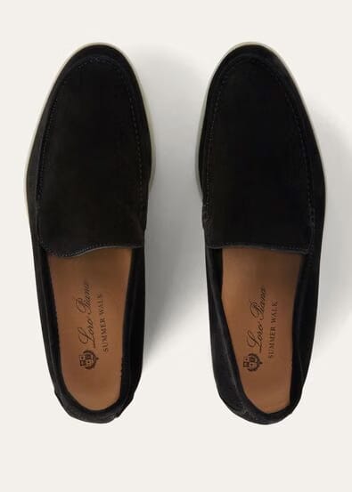 Loro Piana Summer Walk Loafer Black (8000)