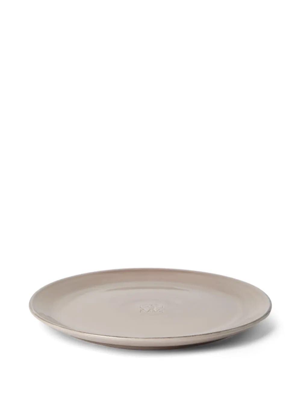 logo-engraved ceramic plate