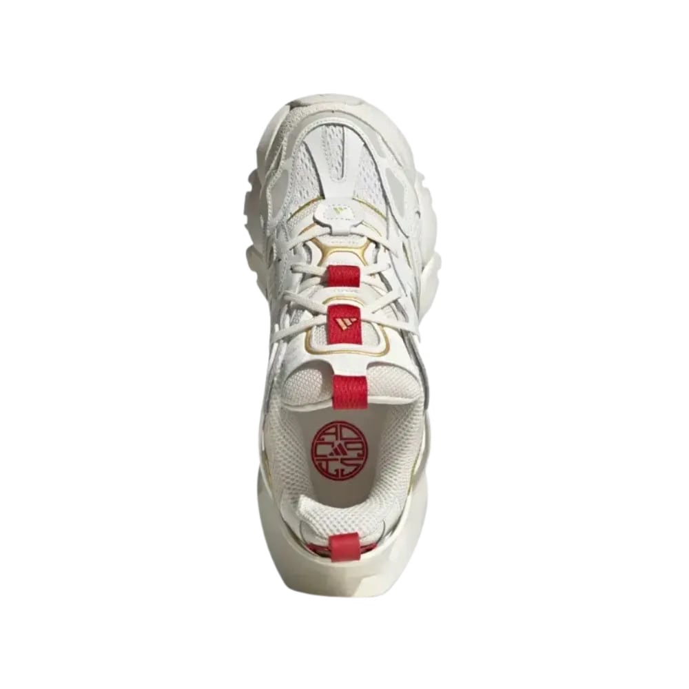 adidas XLG Runner Deluxe Off White Gold Metallic Red