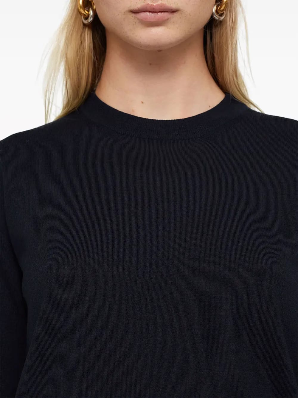 crew neck pullover sweater