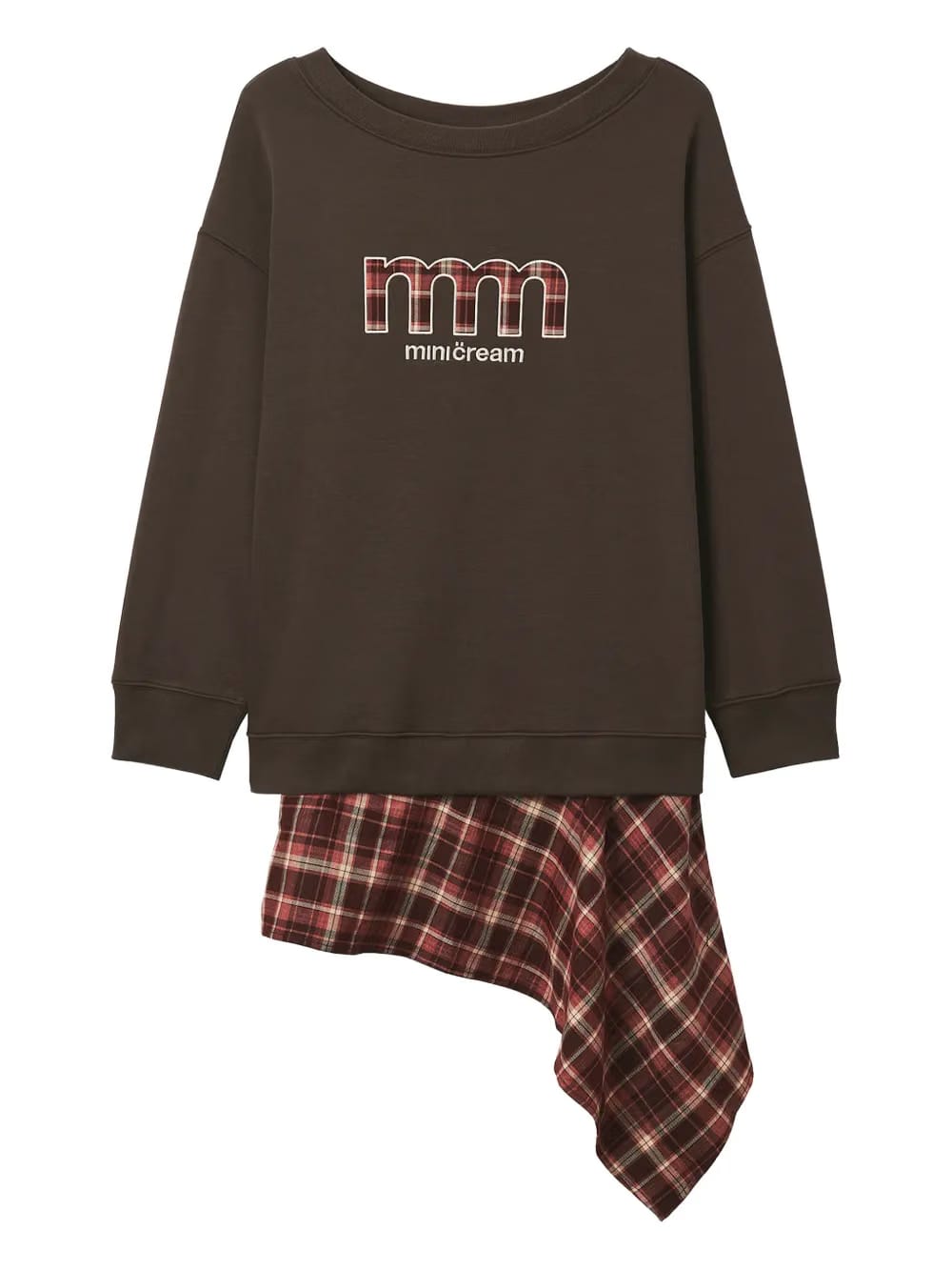 plaid sweatshirt