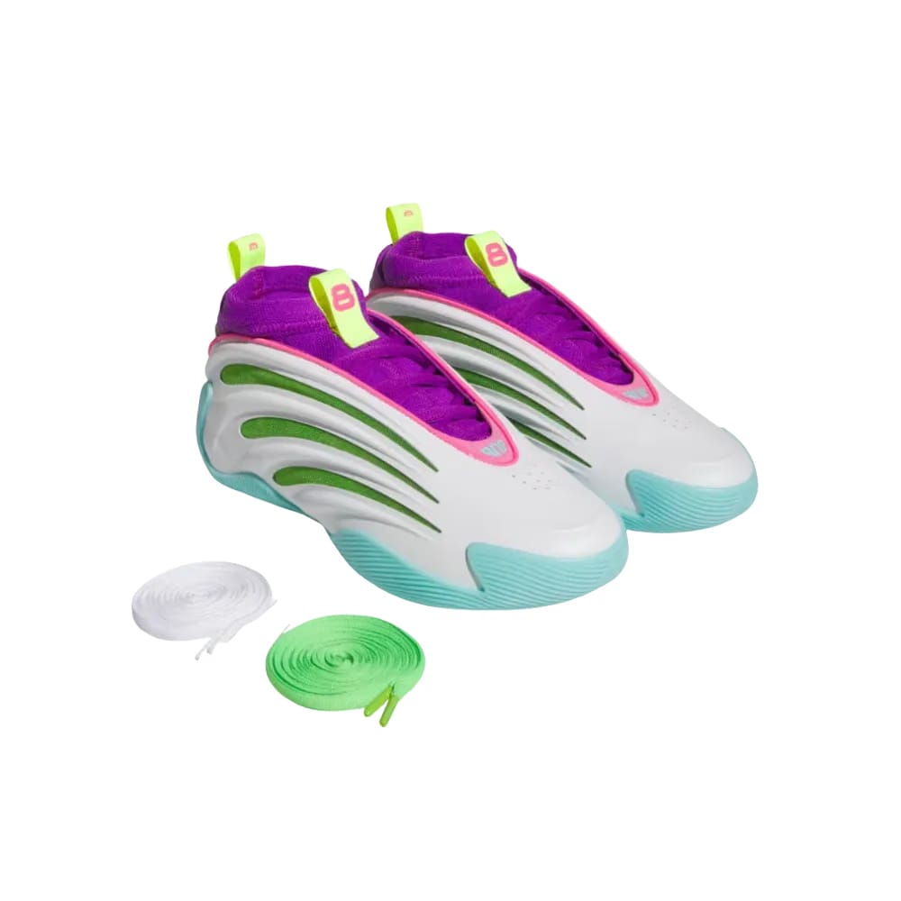 Adidas Harden x Jalen Williams Vol. 9 White Lucid Lime Pink