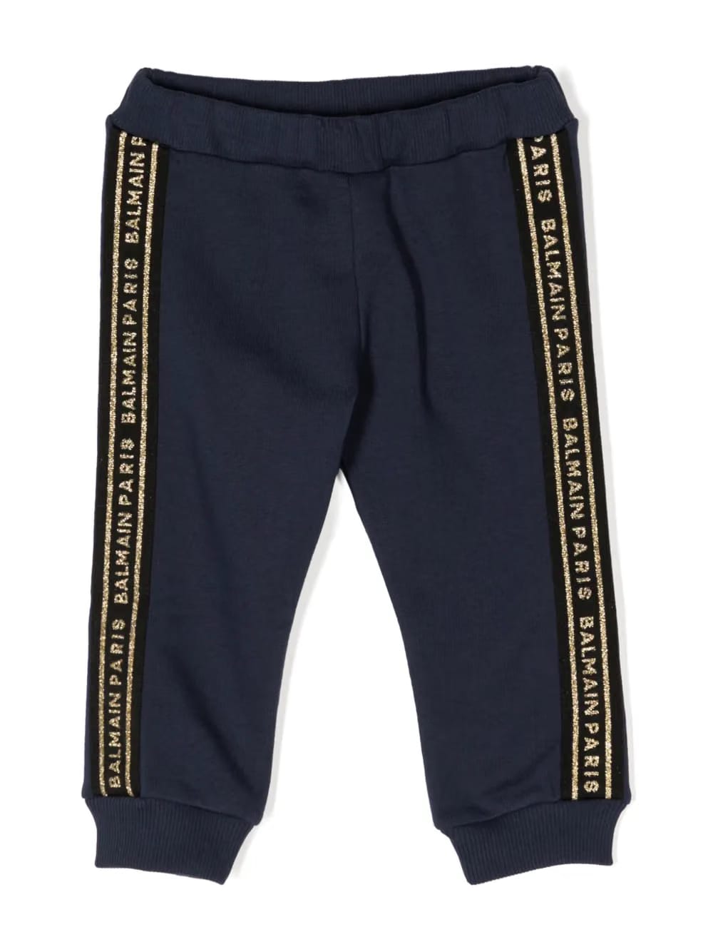 logo-print strap cotton track pants