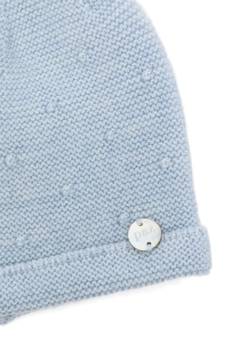 pom-pom textured beanie