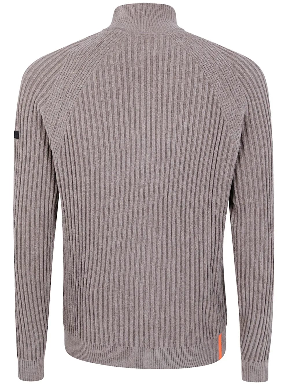 Rave ribbed zip-up cardigan