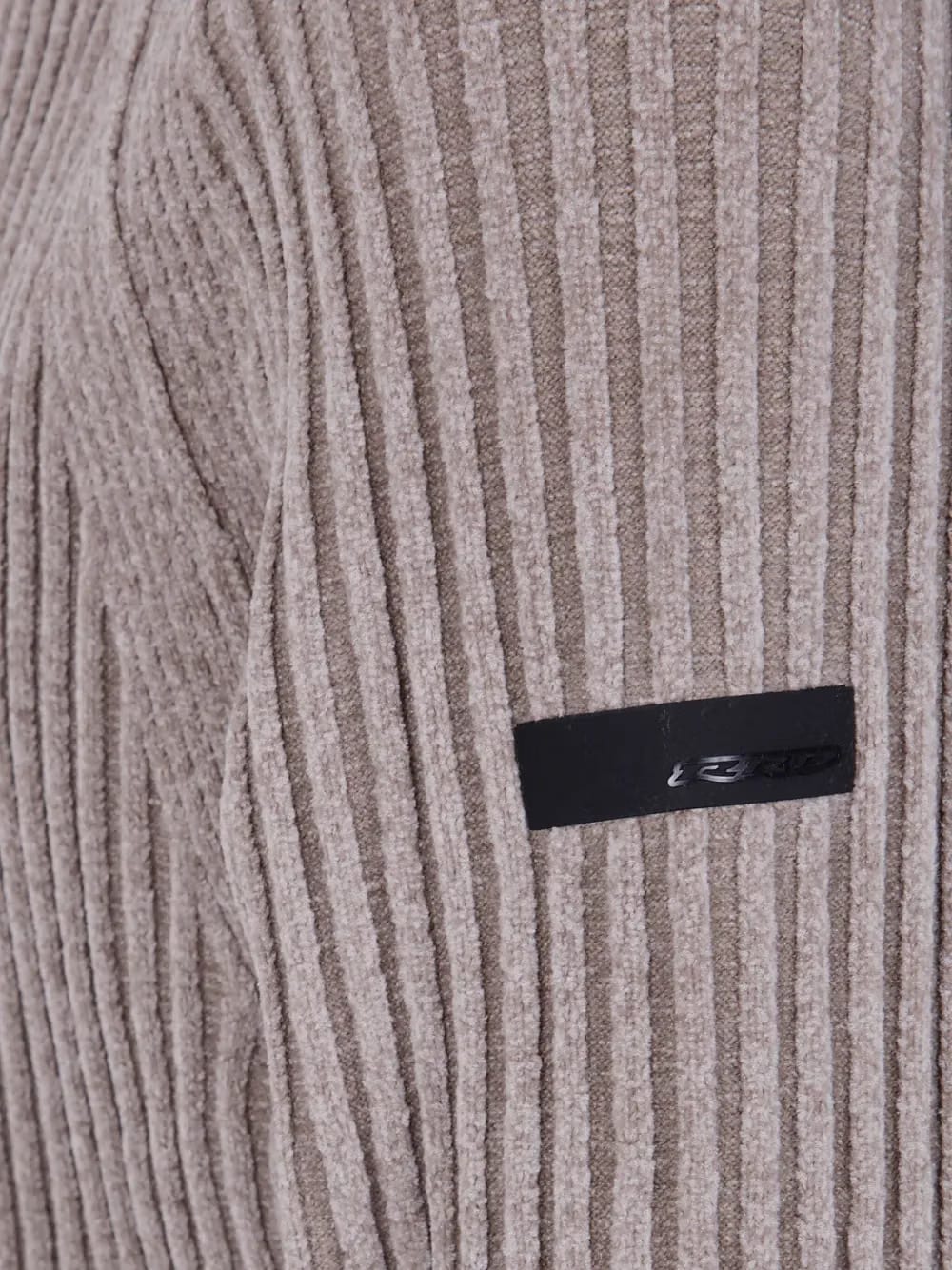 Rave ribbed zip-up cardigan