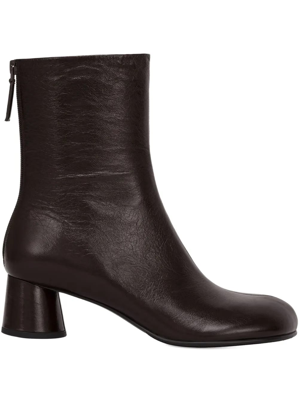 65mm leather ankle boots