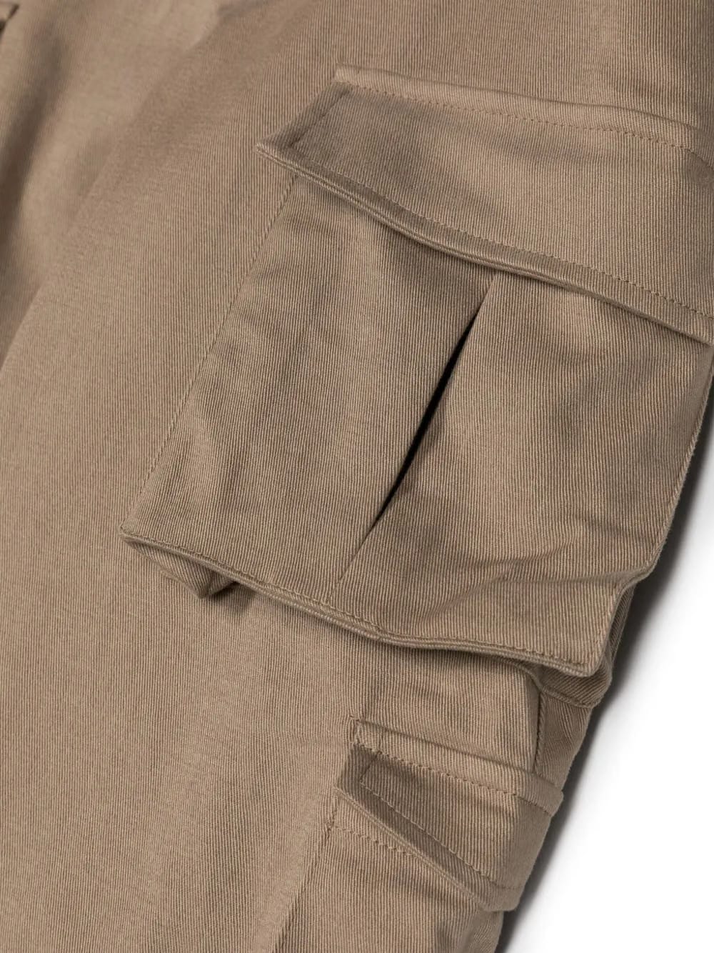 twill cotton cargo trousers