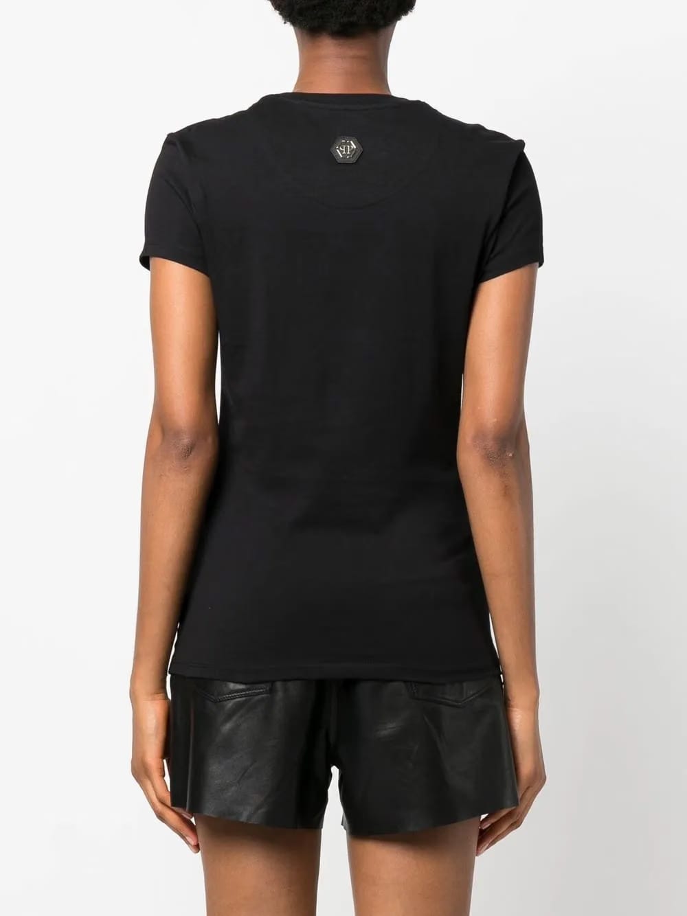 skeleton-print round neck T-Shirt