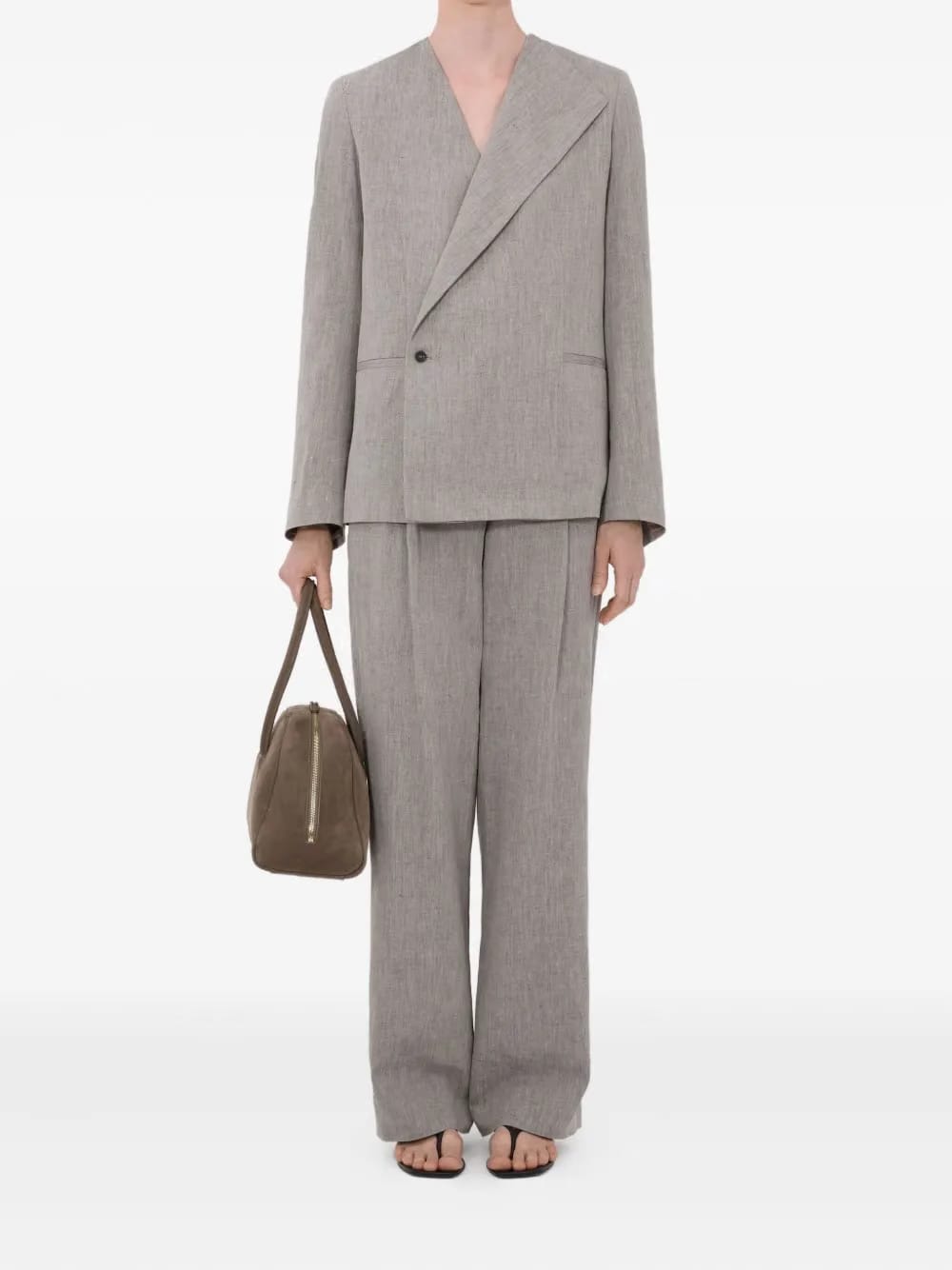 Suna asymmetrical blazer