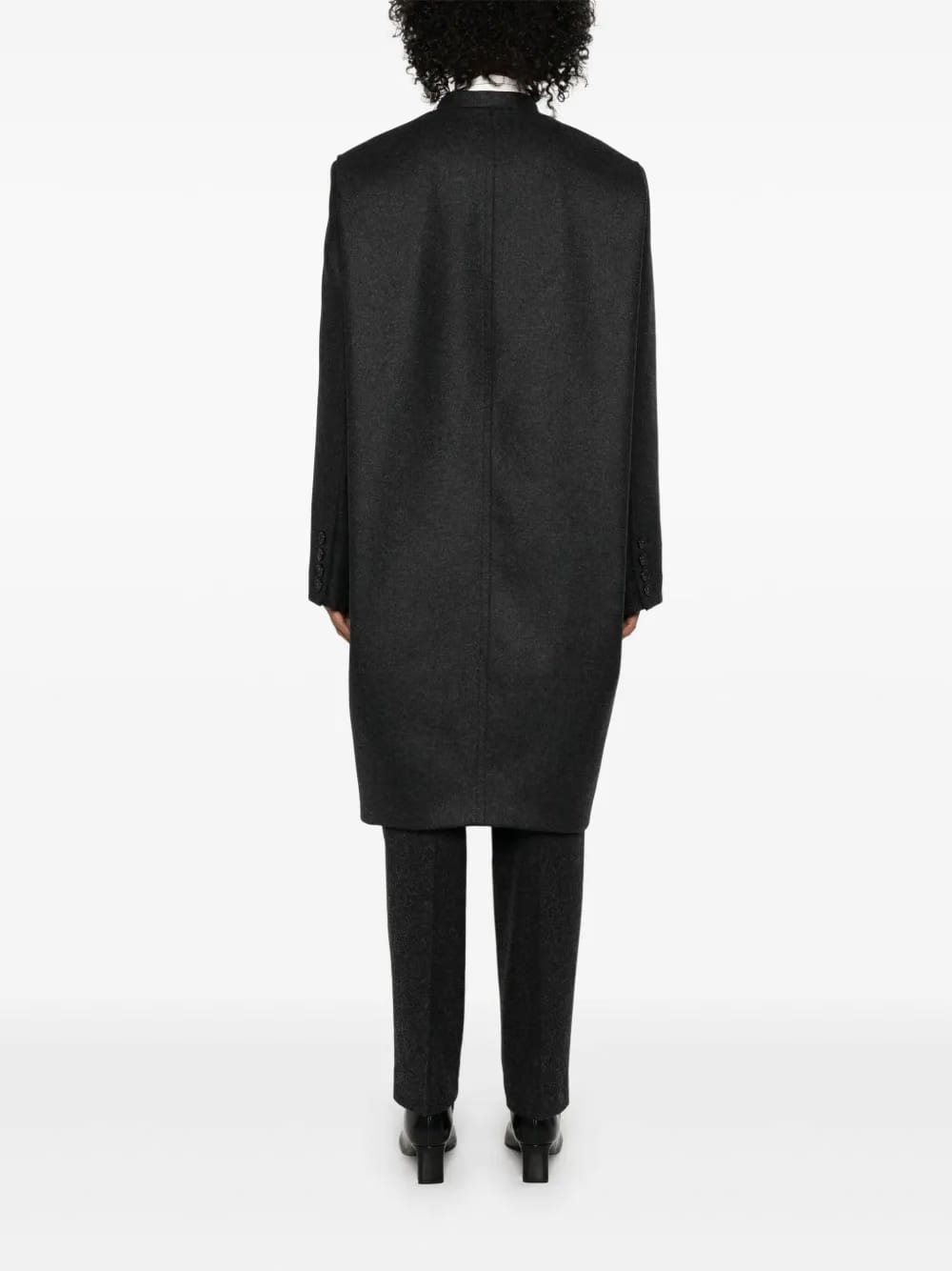 Deep pleat coat