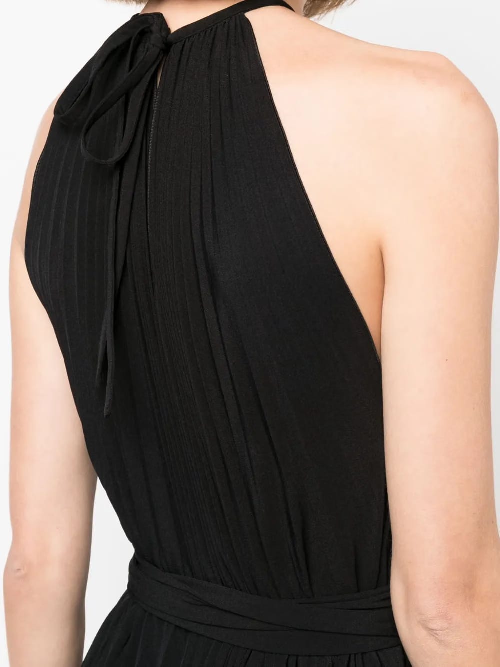 asymmetric pleated dress