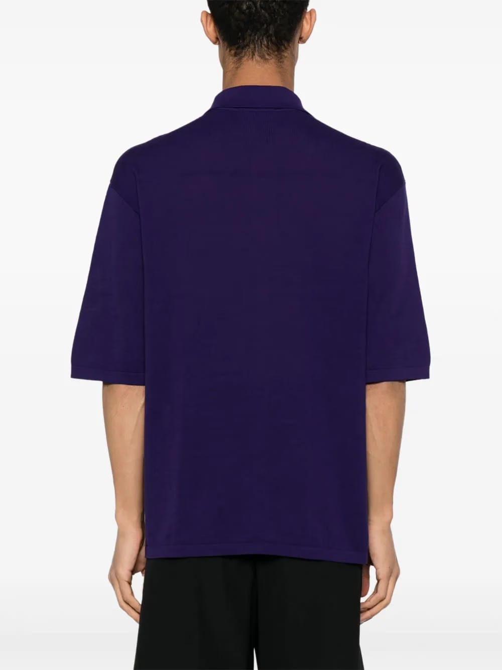 fine-knit cotton shirt