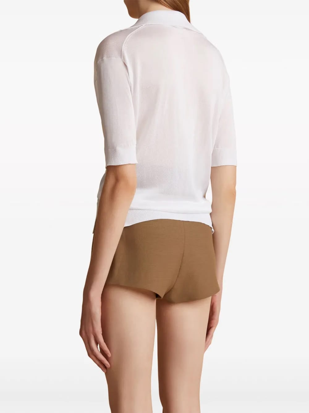 The Julita V-neck polo top
