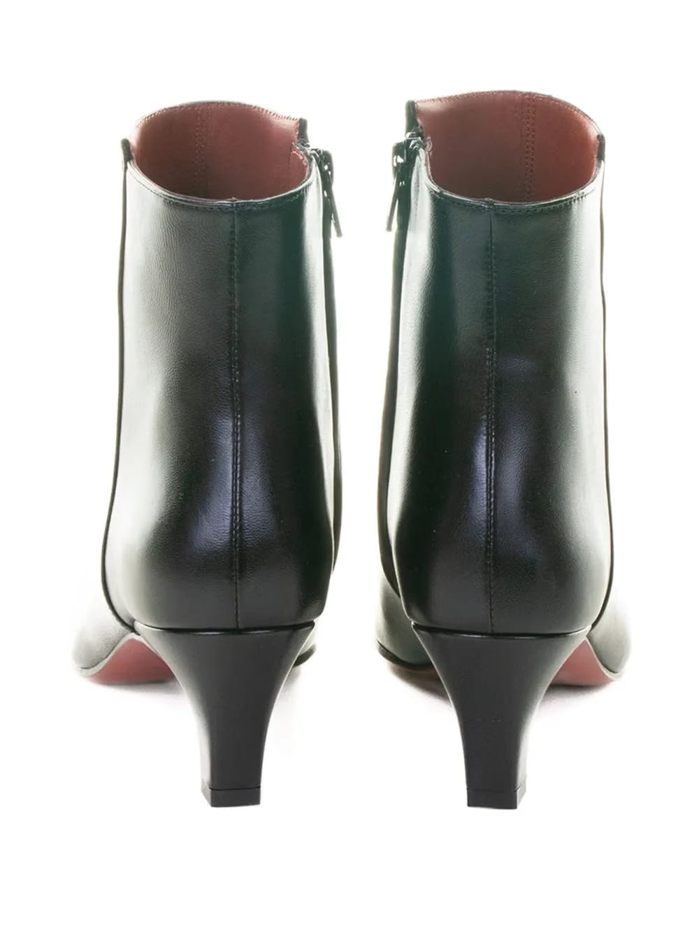 nappa leather pointed-toe boots