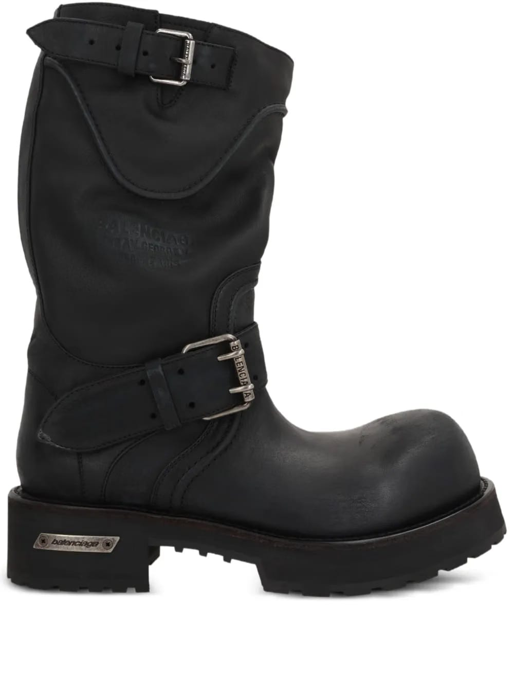 Venom leather boots