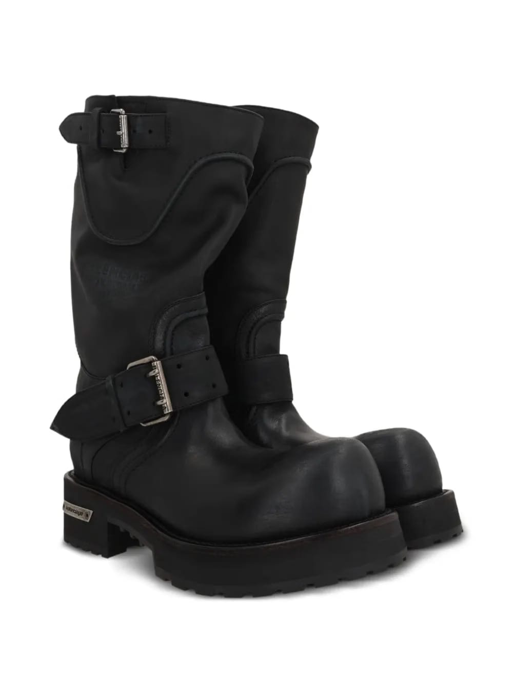 Venom leather boots