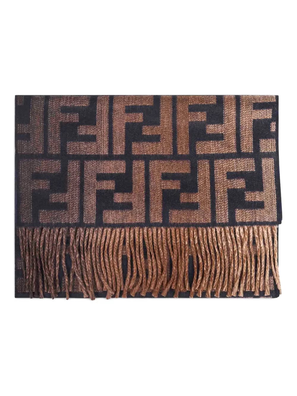 gradient jacquard scarf