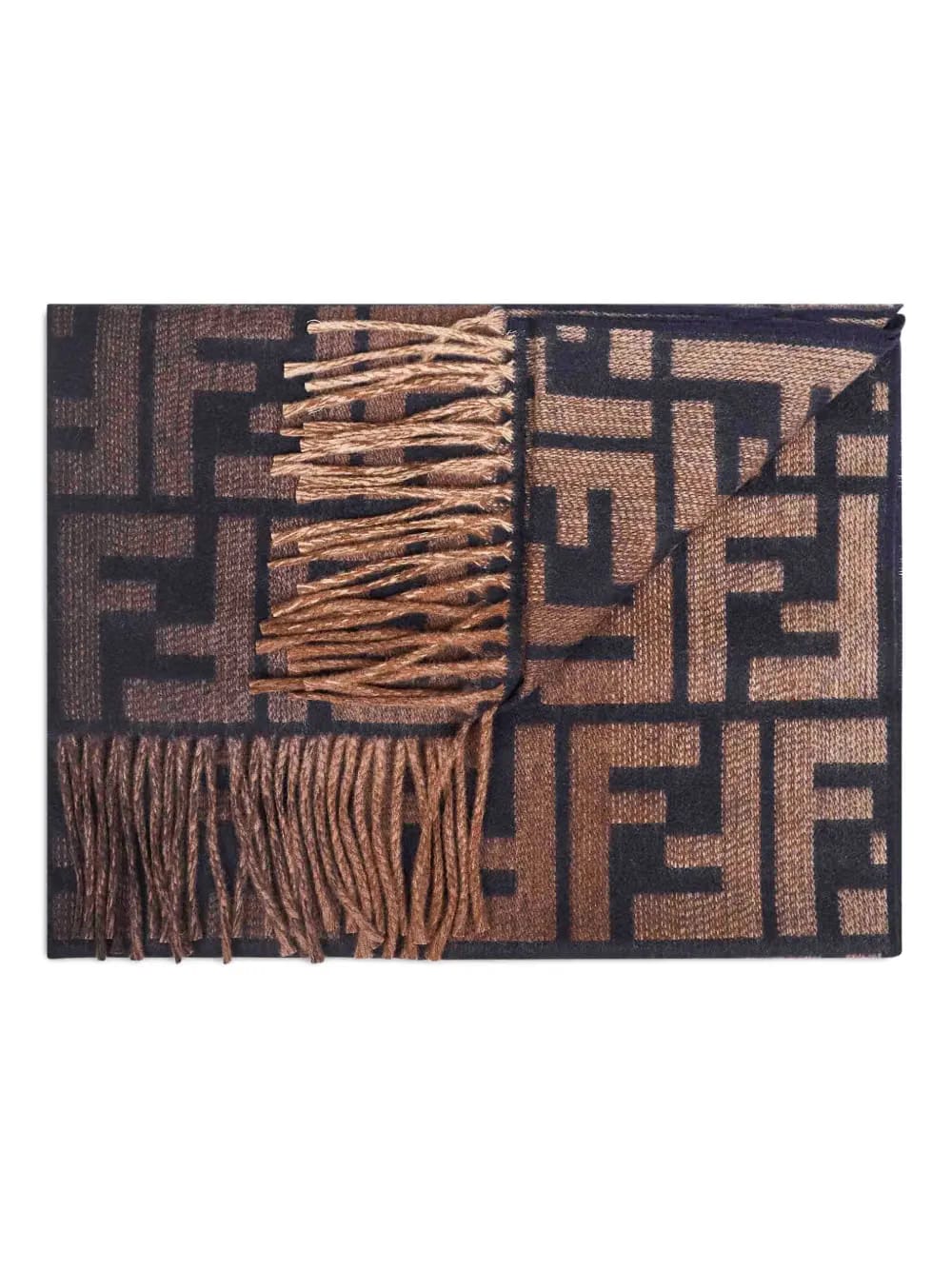 gradient jacquard scarf