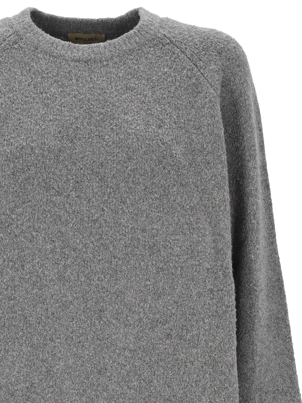raglan-sleeve wool sweater