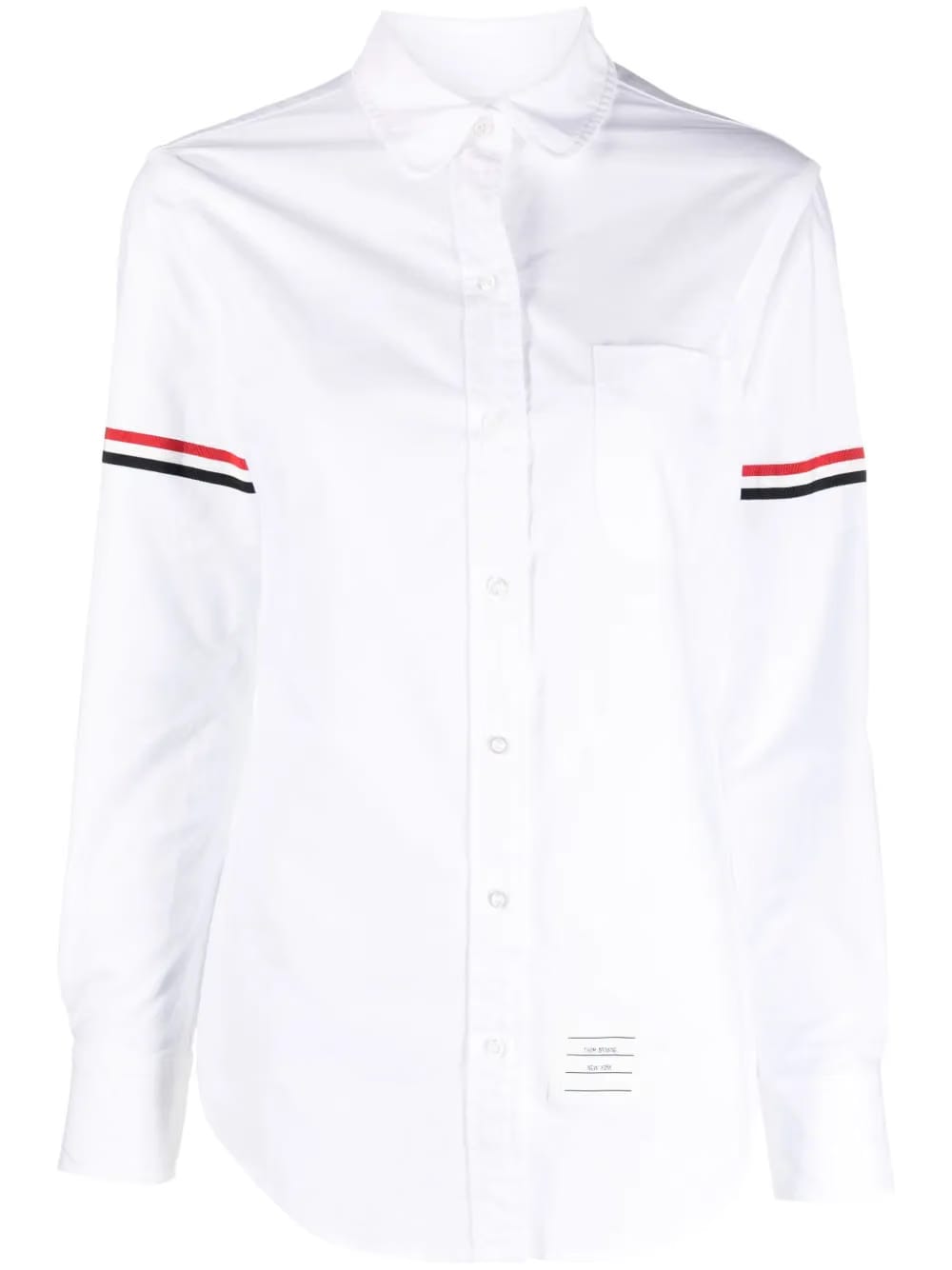 RWB-stripe cotton shirt