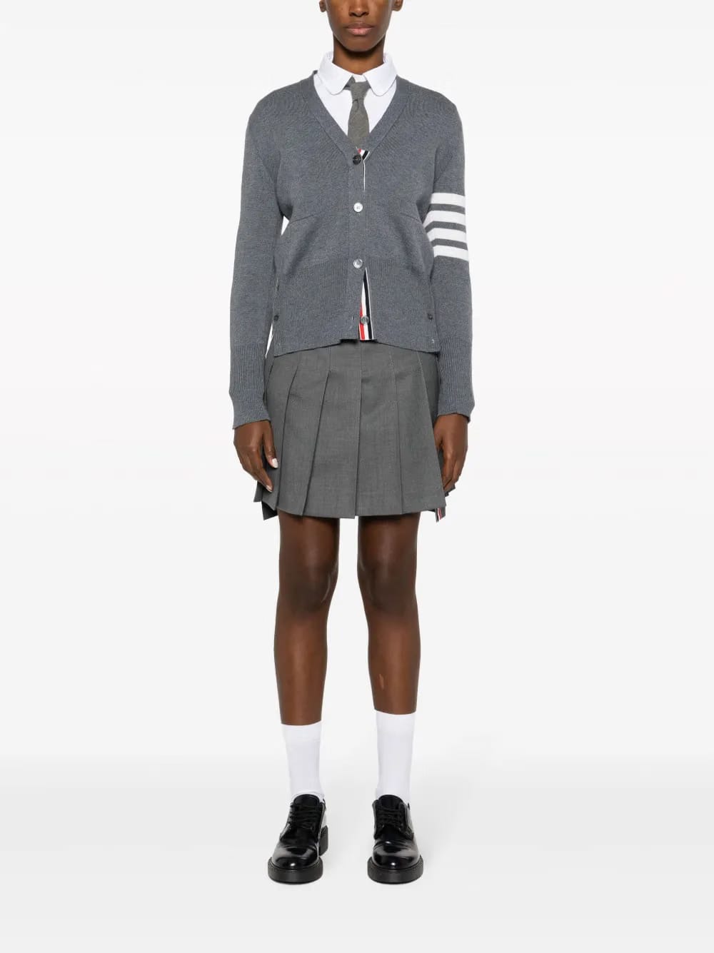 RWB-stripe cotton shirt