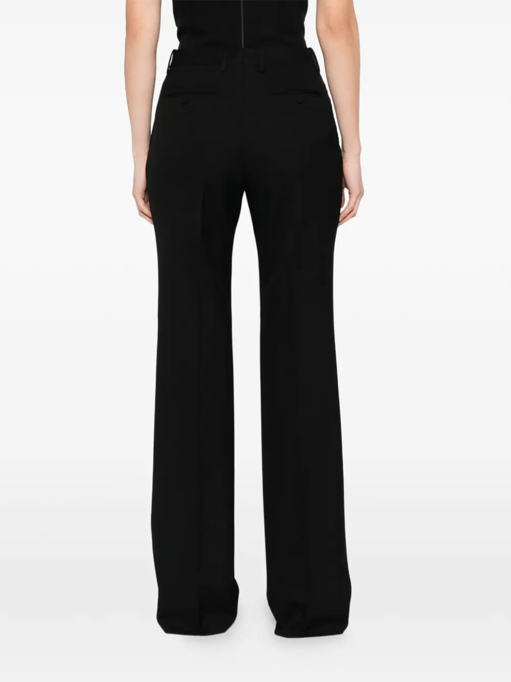 buttoned pocket trousers